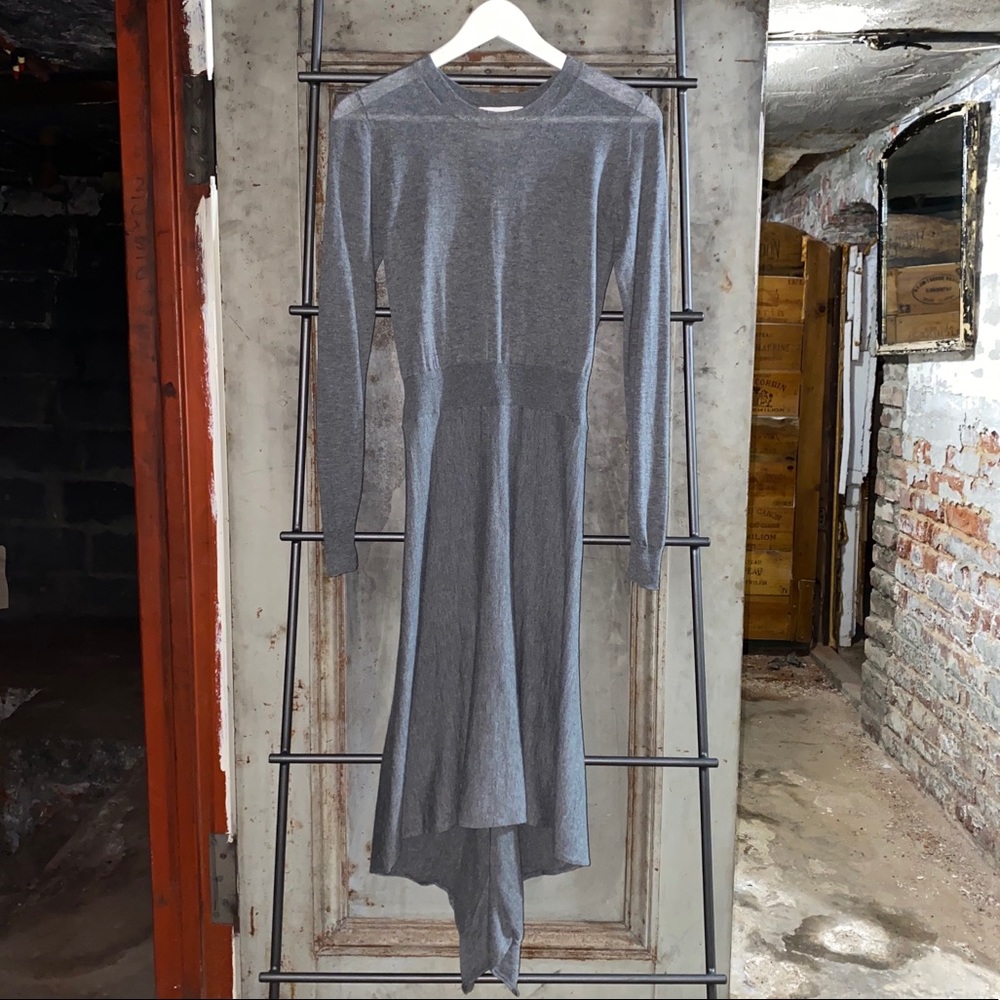 3.1 Phillip Lim Grey Knit Wool Cashmere Dress